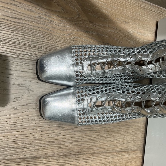 Dior Naughtily-D Fishnet Knee Boots - Picture 6 of 9